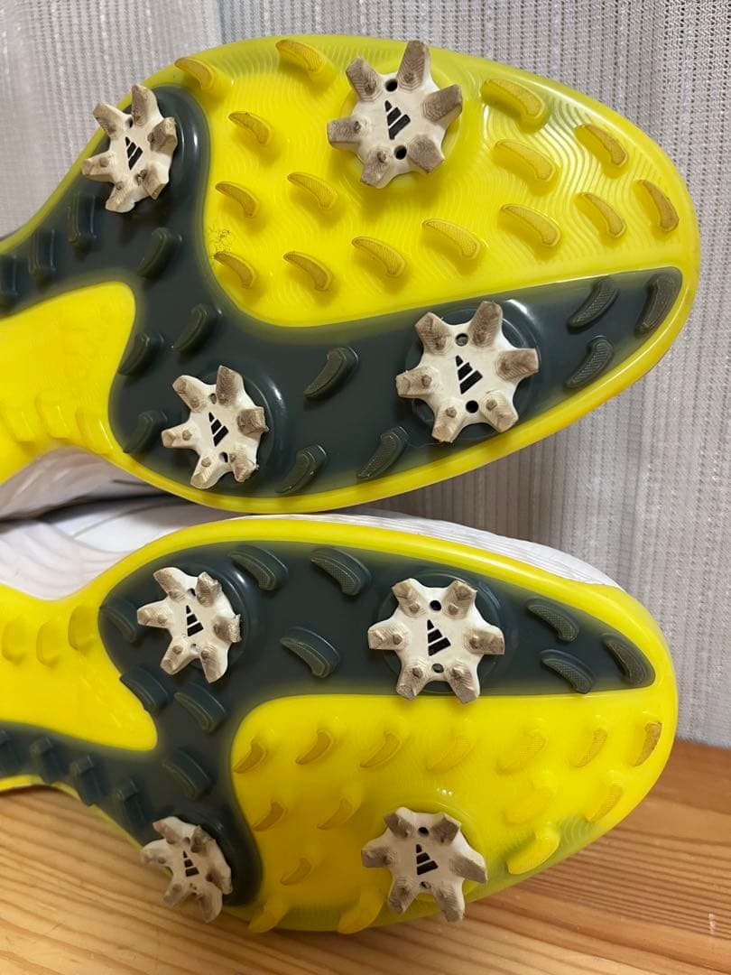 d697/極美品★adidas BOA ゴルフシューズ 女性用 24.5㎝