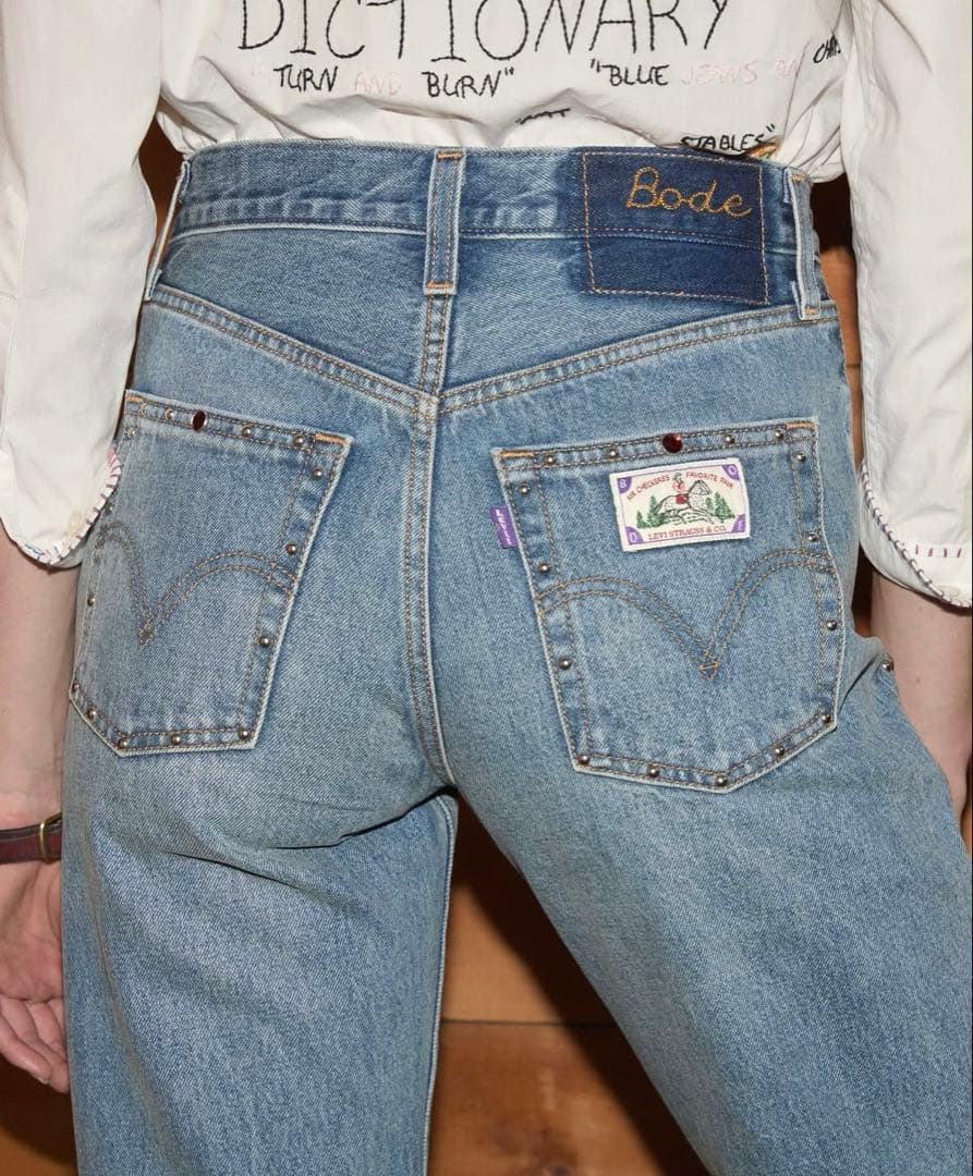 新品 Levi’s × BODE ライトウォッシュデニム ボーディ リーバイス