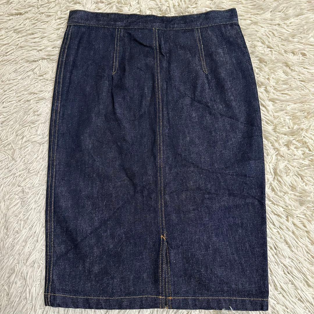 美品【GUCCI】 グッチ 膝丈 デニム タイト42 希少サイズ