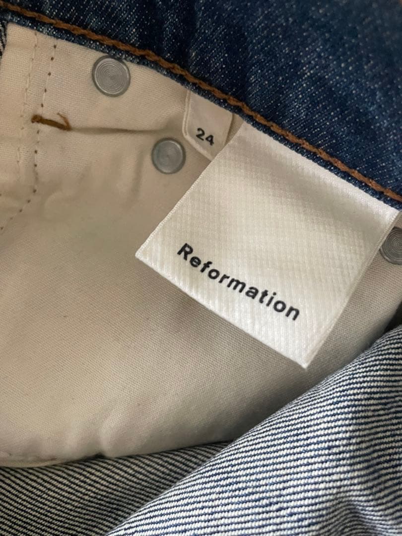 最終値下げ Reformation シガレット ジーンズ 24 W61 USA