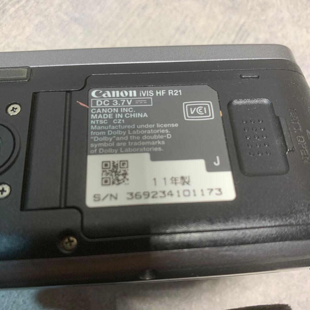 K202 Canon デジタルビデオカメラ 2011年 iVIS HF R21