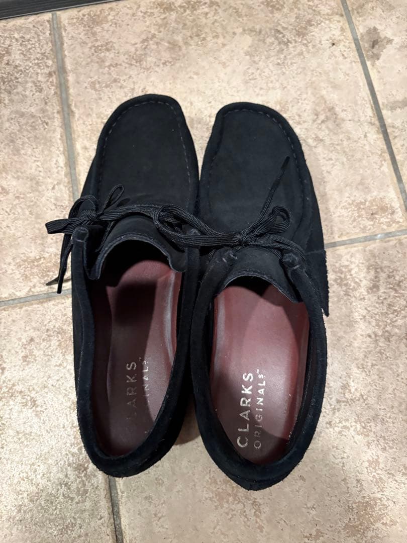 Clarks Wallabee GTX ブラック 8.5