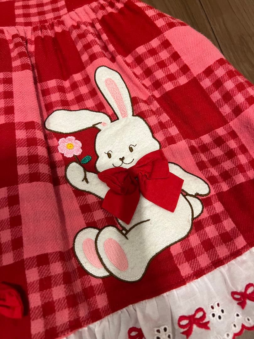 ミキハウス　チエコサク　ワンピース90cm
