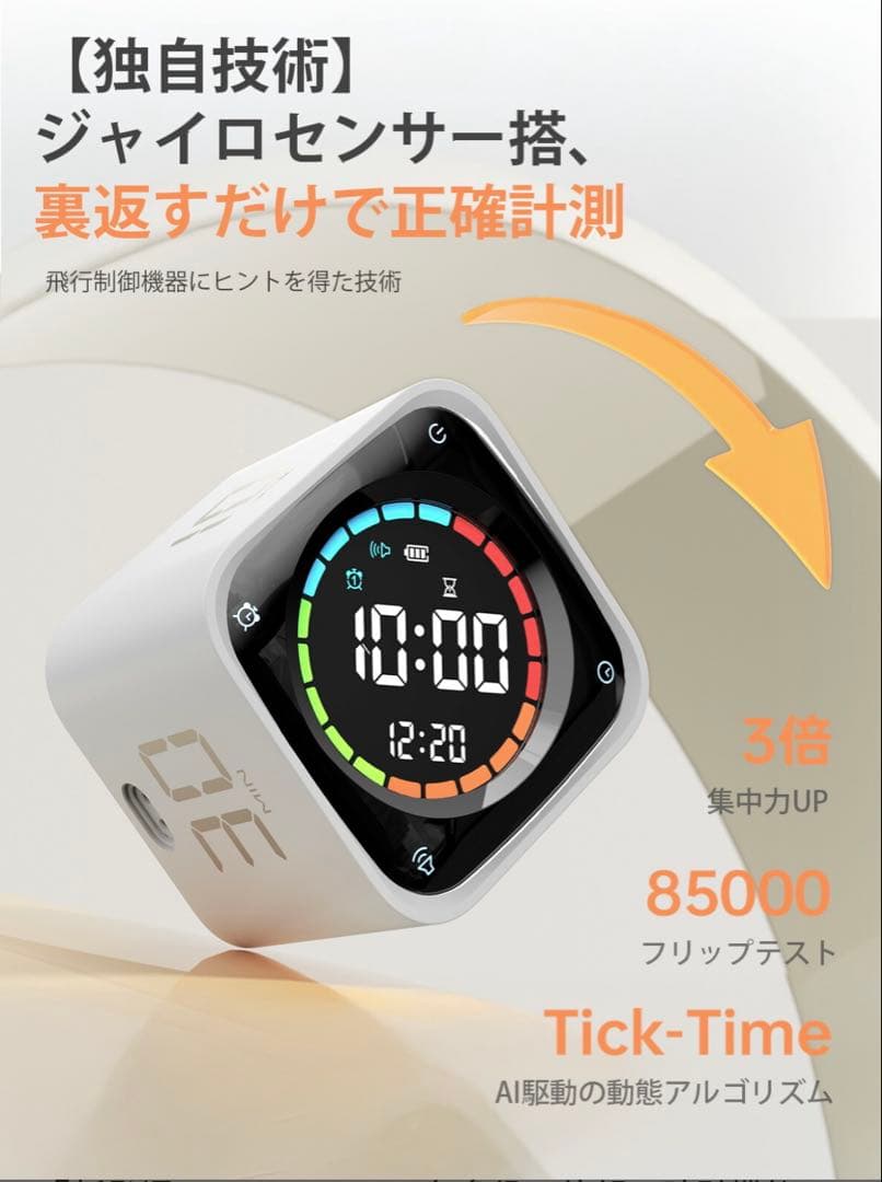 TickTime タイマー 未開封　白