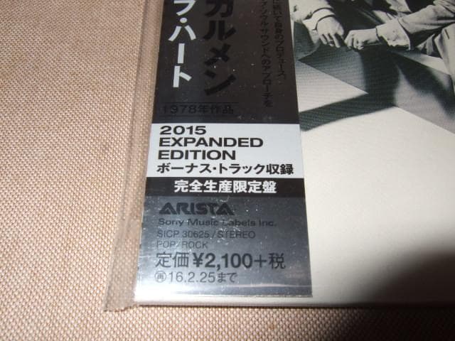 ERIC CARMEN,新品,AOR,紙ジャケ,エリック・カルメン,TOTO