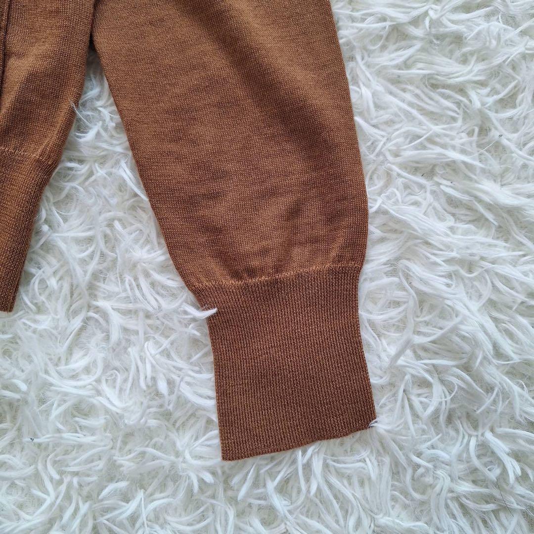 AURALEE✨オーラリー カーディガン カシミヤ混 Vネック ブラウン