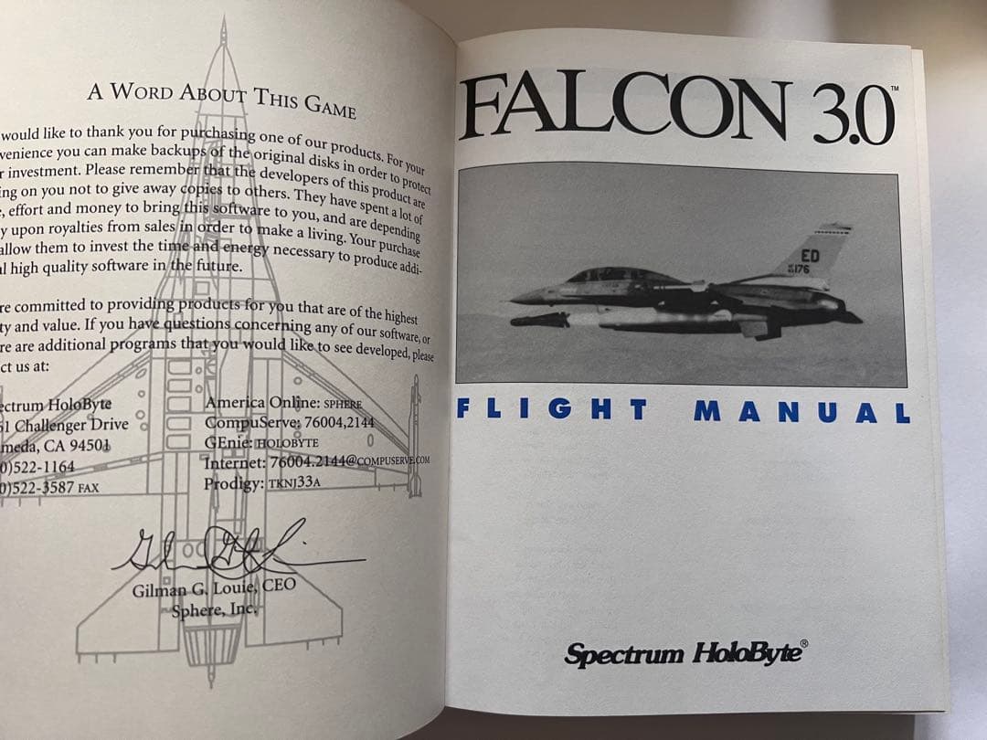 FALCON 3.0 IBM フロッピー　ゲーム