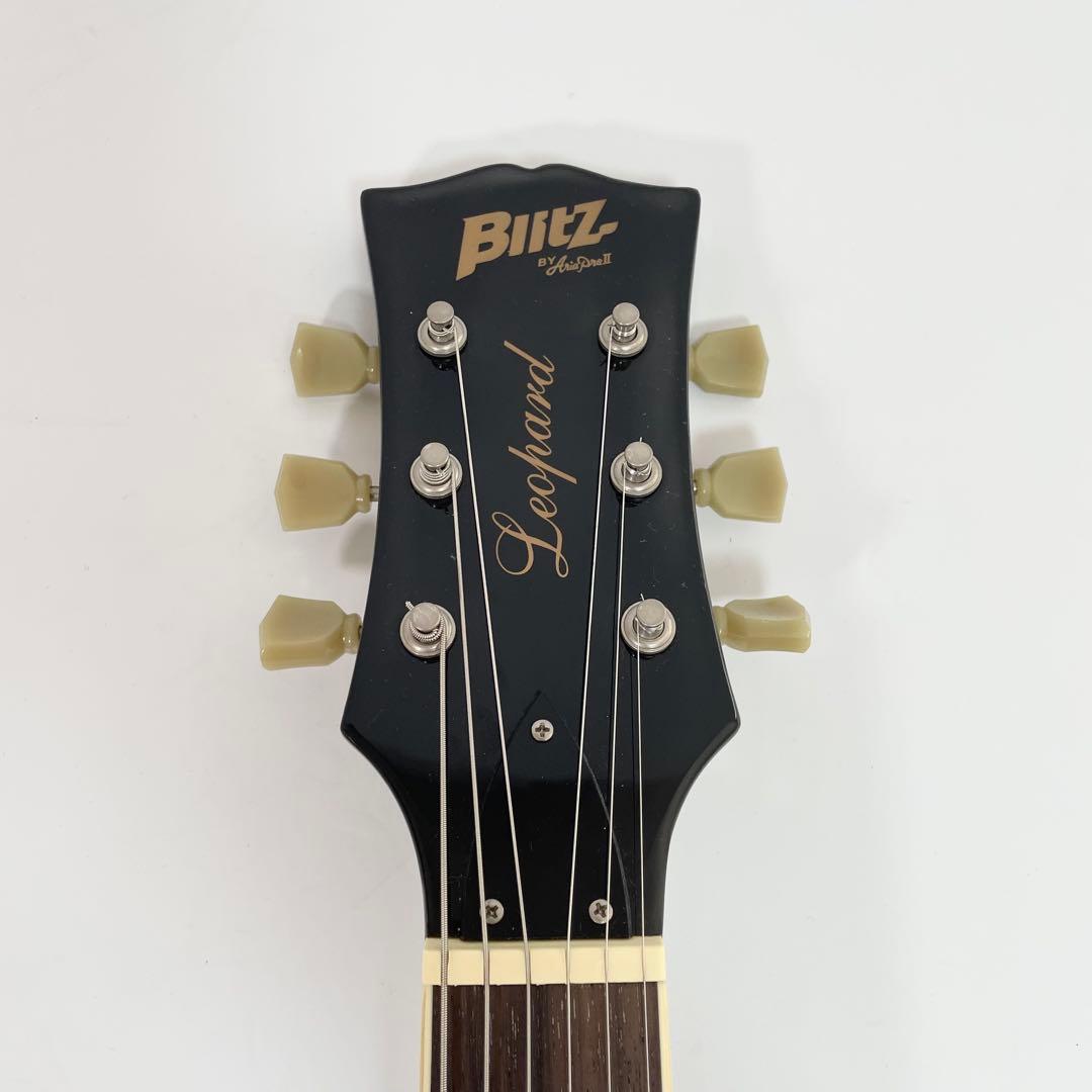 【良品】BLITZ leopard レスポール　ブリッツ　ブラック