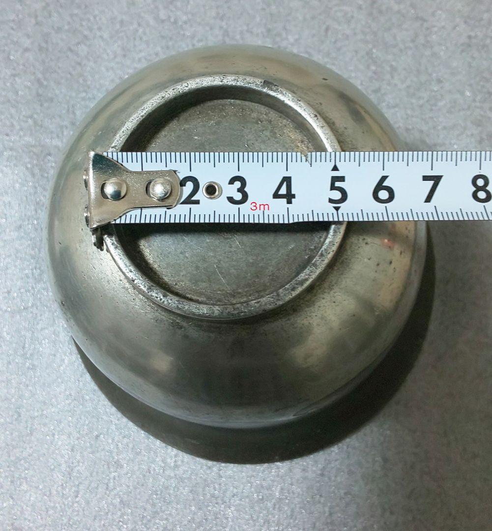 永信堂造 本錫製　錫器 盃洗 こぼし 煎茶