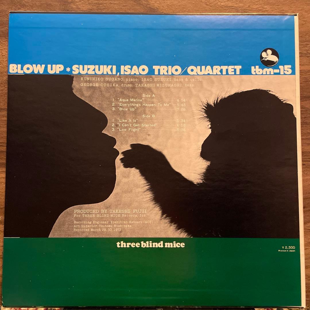 オリジナル　ブローアップ　鈴木勲　ジャズ　レコード　TBM 菅野邦彦