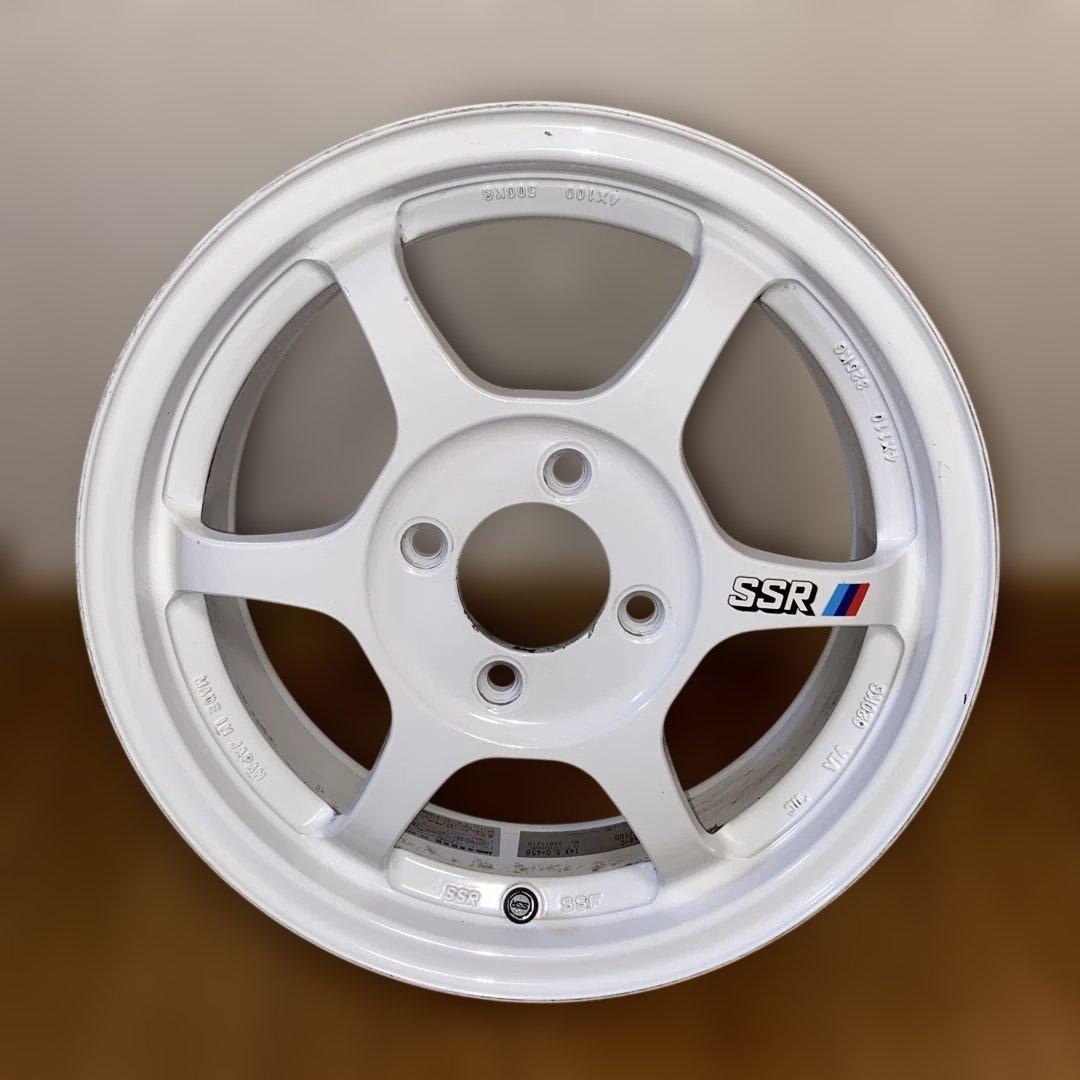 SSR TYPE-C 14インチPCD100 4H 5j +45 4本 白