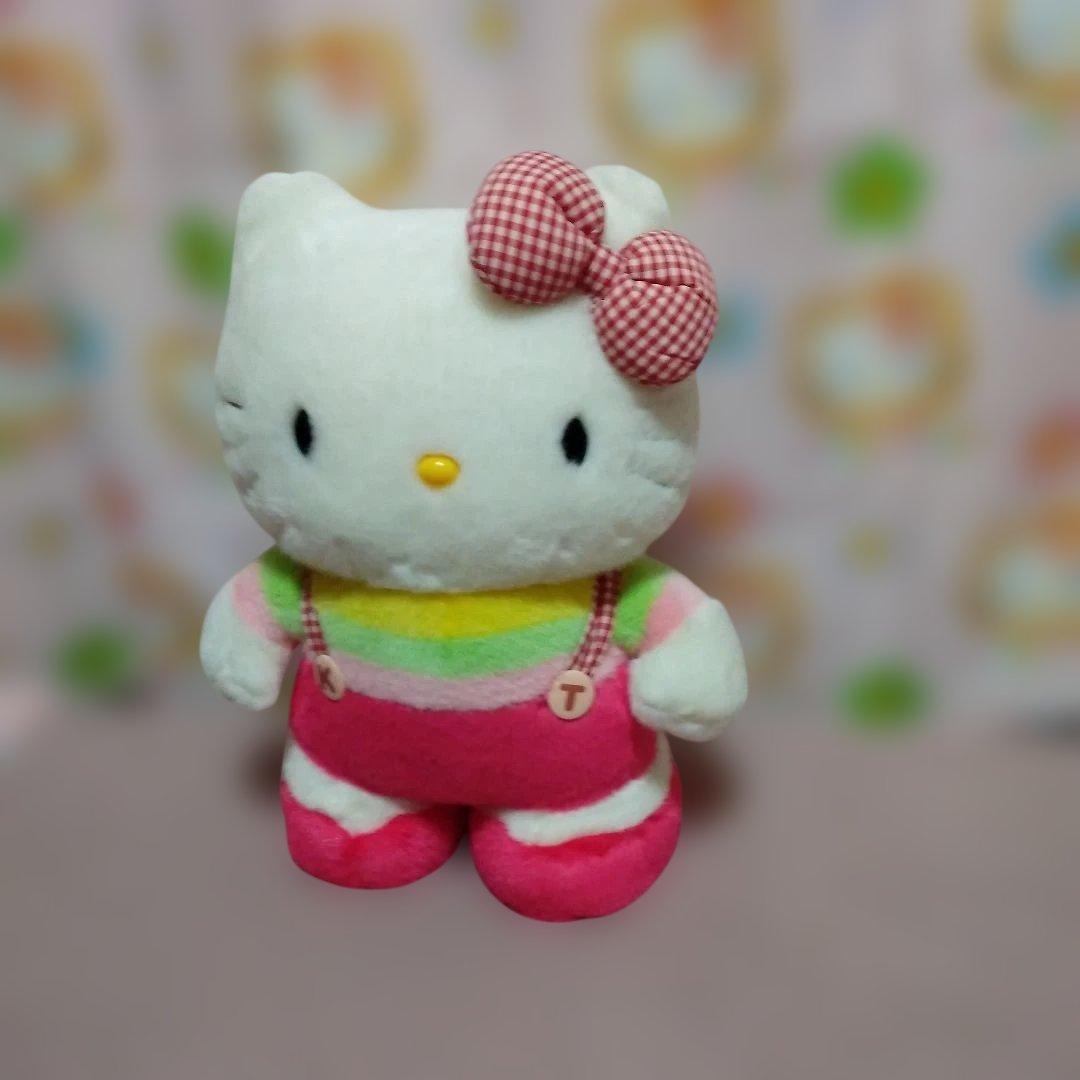 サンリオ　ハローキティ　大きめぬいぐるみ　スタンディング　大　レトロ