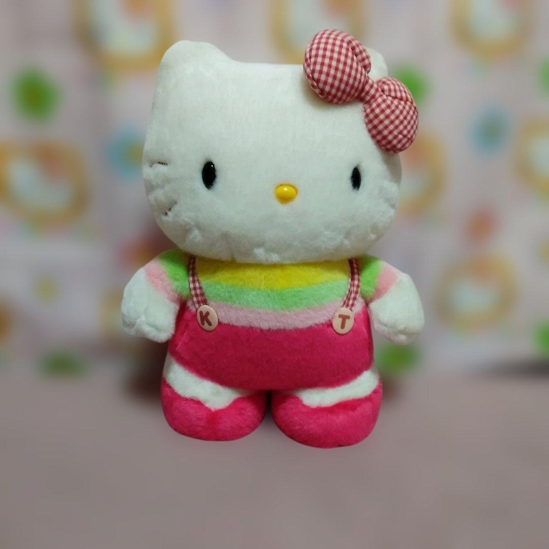 サンリオ　ハローキティ　大きめぬいぐるみ　スタンディング　大　レトロ