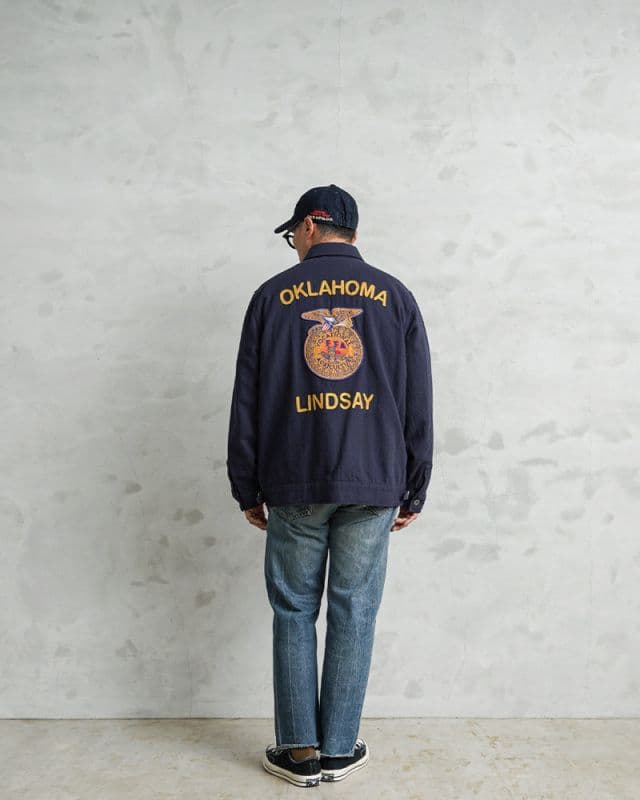 HOUSTON ヒューストン 51478 コットン リネン ジャケット FFA