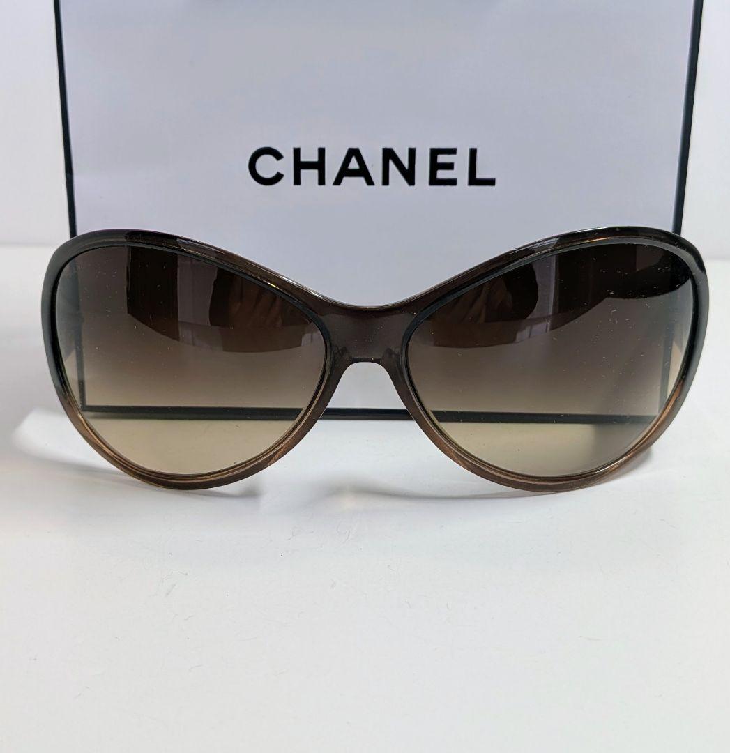 CHANEL シャネル サングラス ドットココマーク ブラウンスモーク