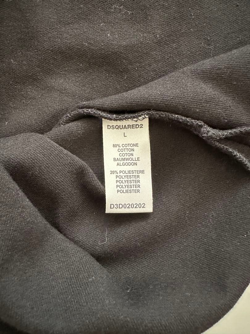 DSQUARED2 タンクトップ ブラック ノースリーブ 美品