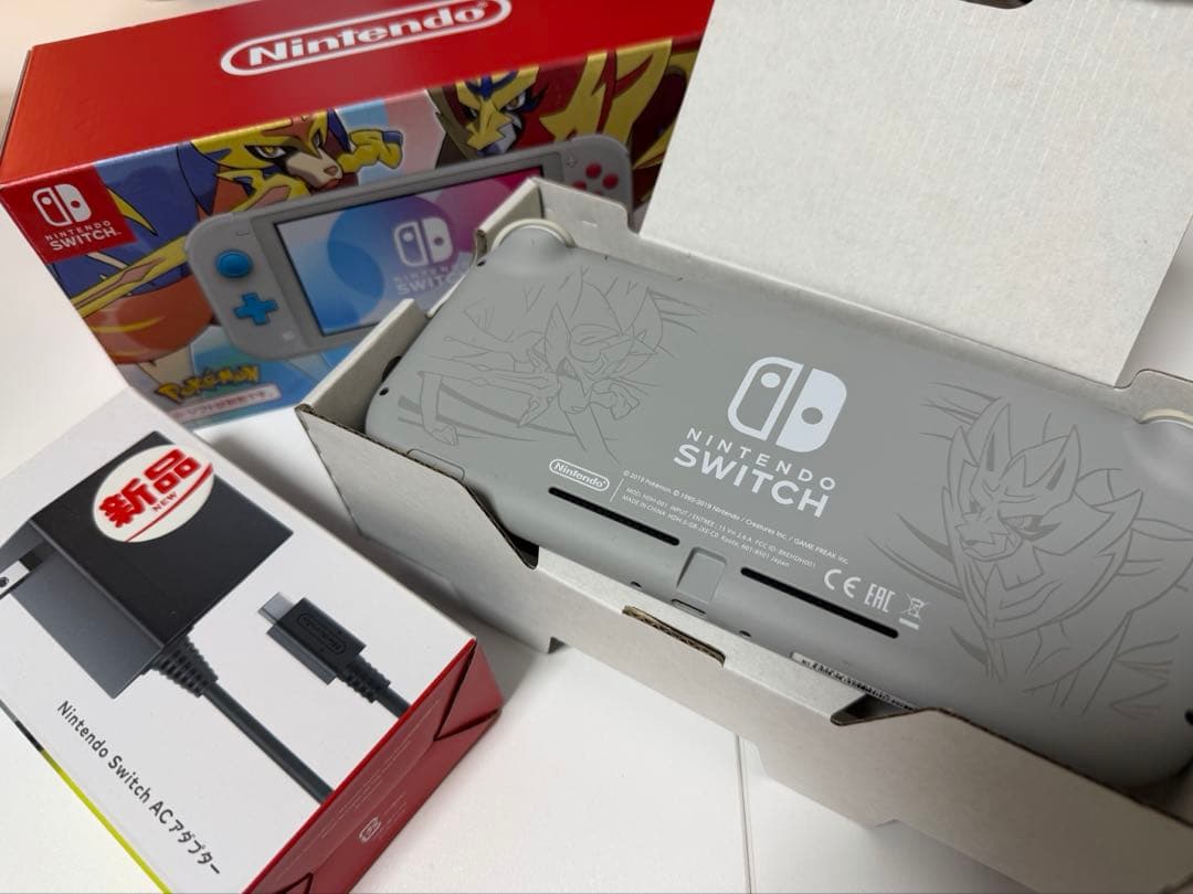 Nintendo Switch Lite グレー ポケモン ザシアン ザマゼンタ