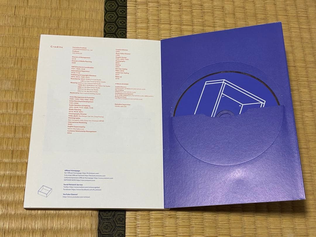 f(x) 4walls CD アルバム ホワイトVer. トレカなし