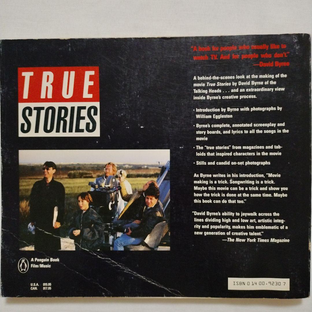 TRUE STORIES デヴィッドバーン 映画の記録本 洋書