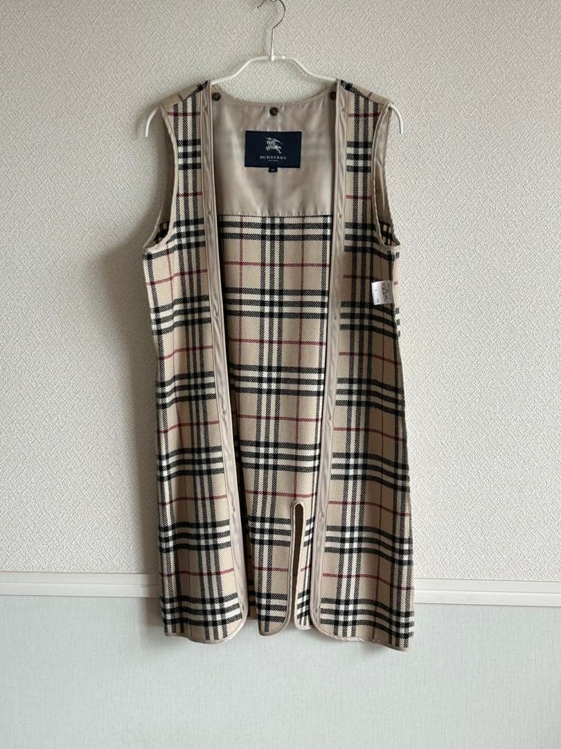 BURBERRY ベージュ トレンチコート 38 レディース、ウール裏地付