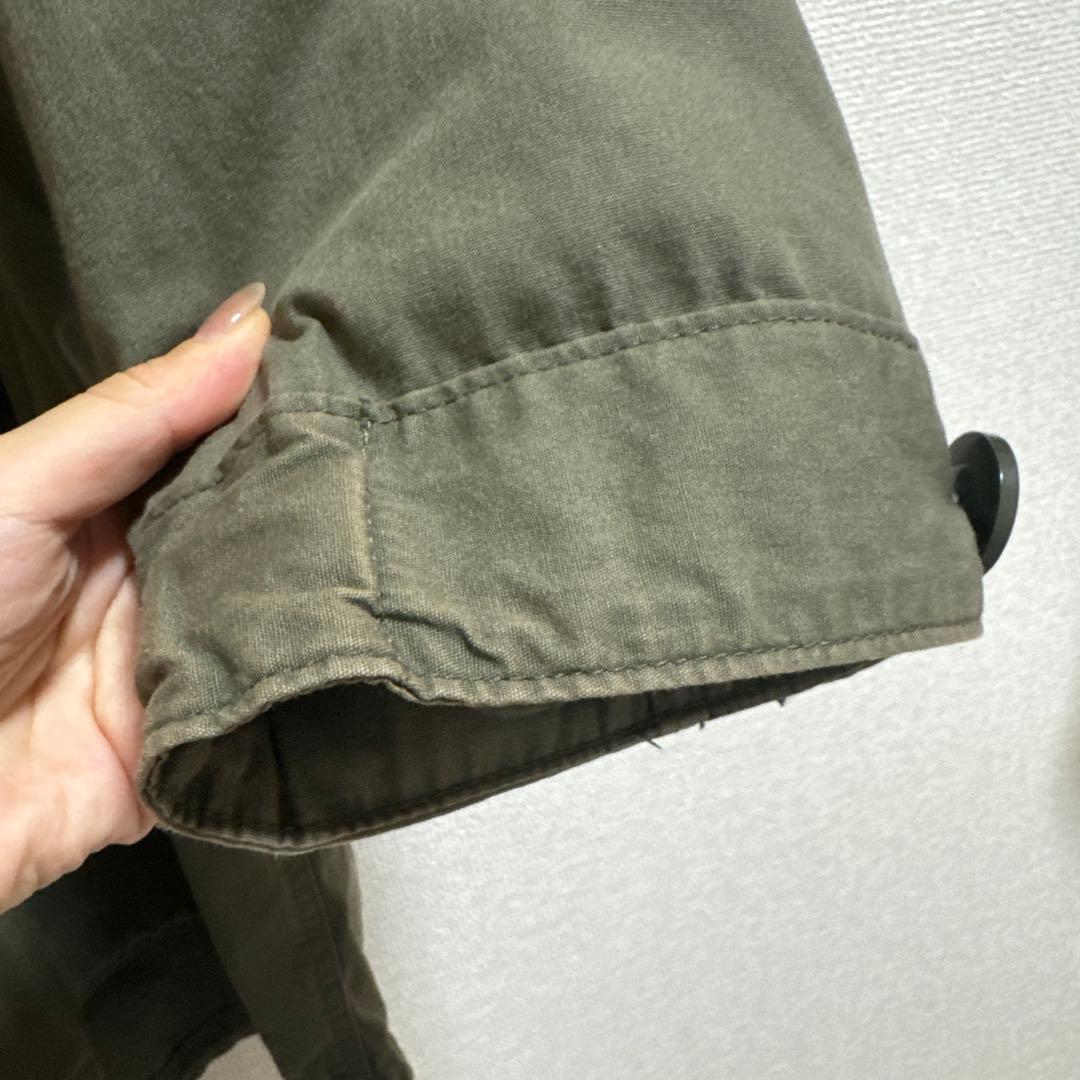 Houston オリーブ色ロング丈モッズコート