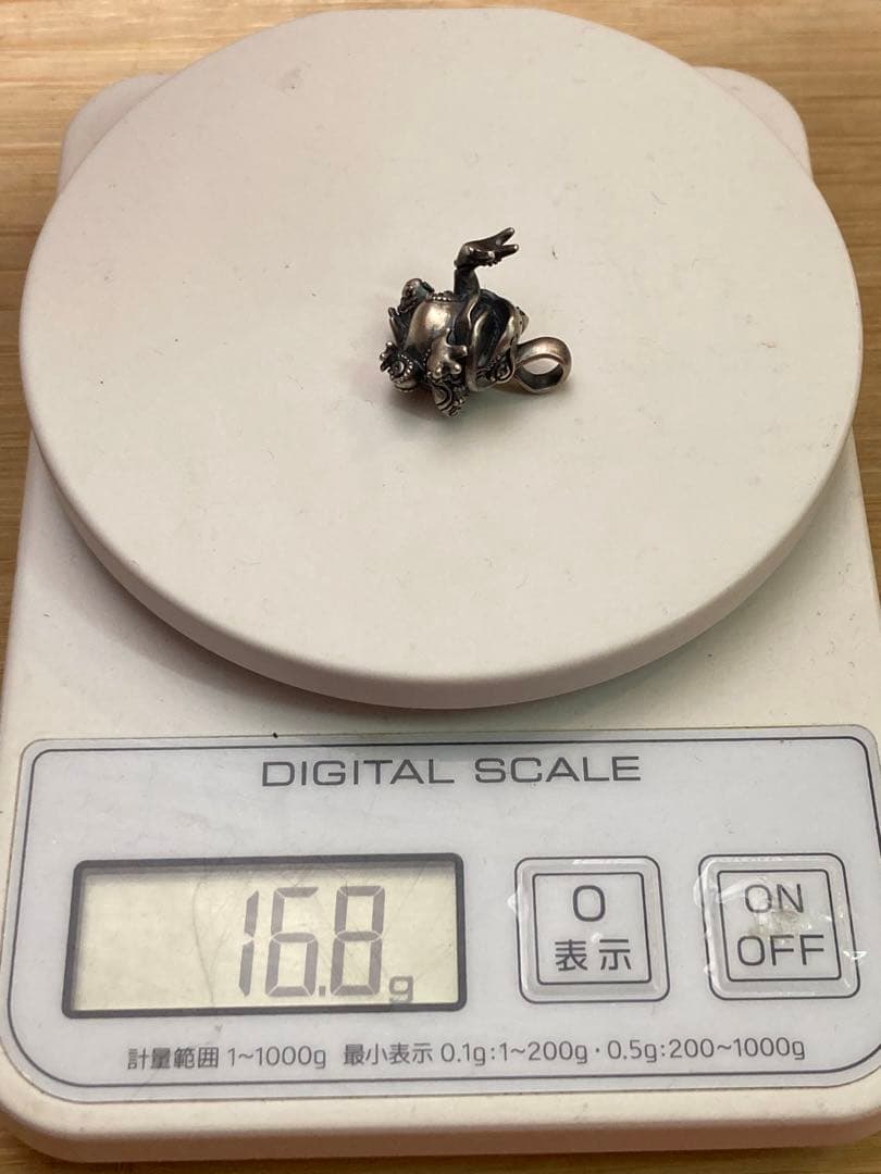 かすう工房 silver オオガマガエル ペンダント トップ 和風 日本 原宿