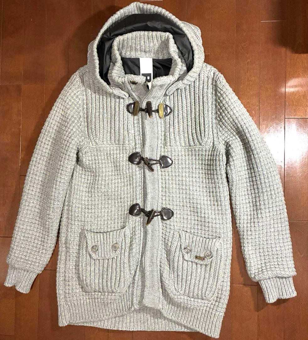 Bark ウールニットダッフルコート