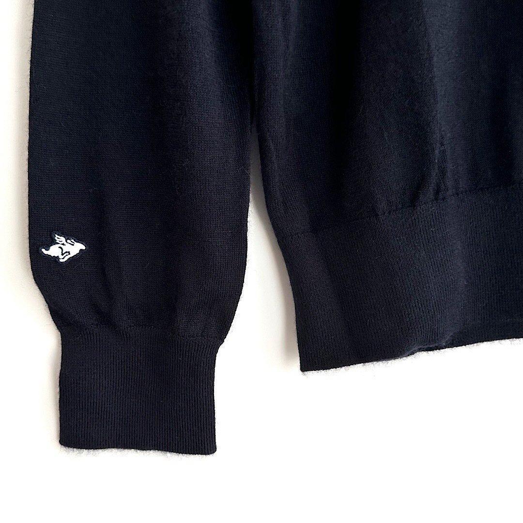 534★パーリーゲイツ 定価41,800円カシミヤニット セーター紺 サイズ7