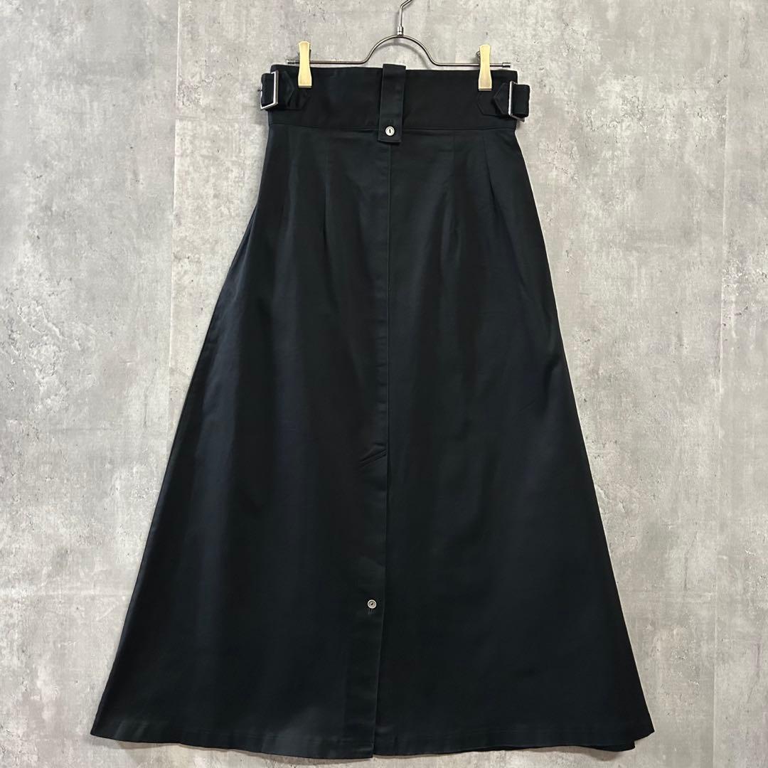 foufou themuseum美シルエットブラックスカートスタイルアップ S