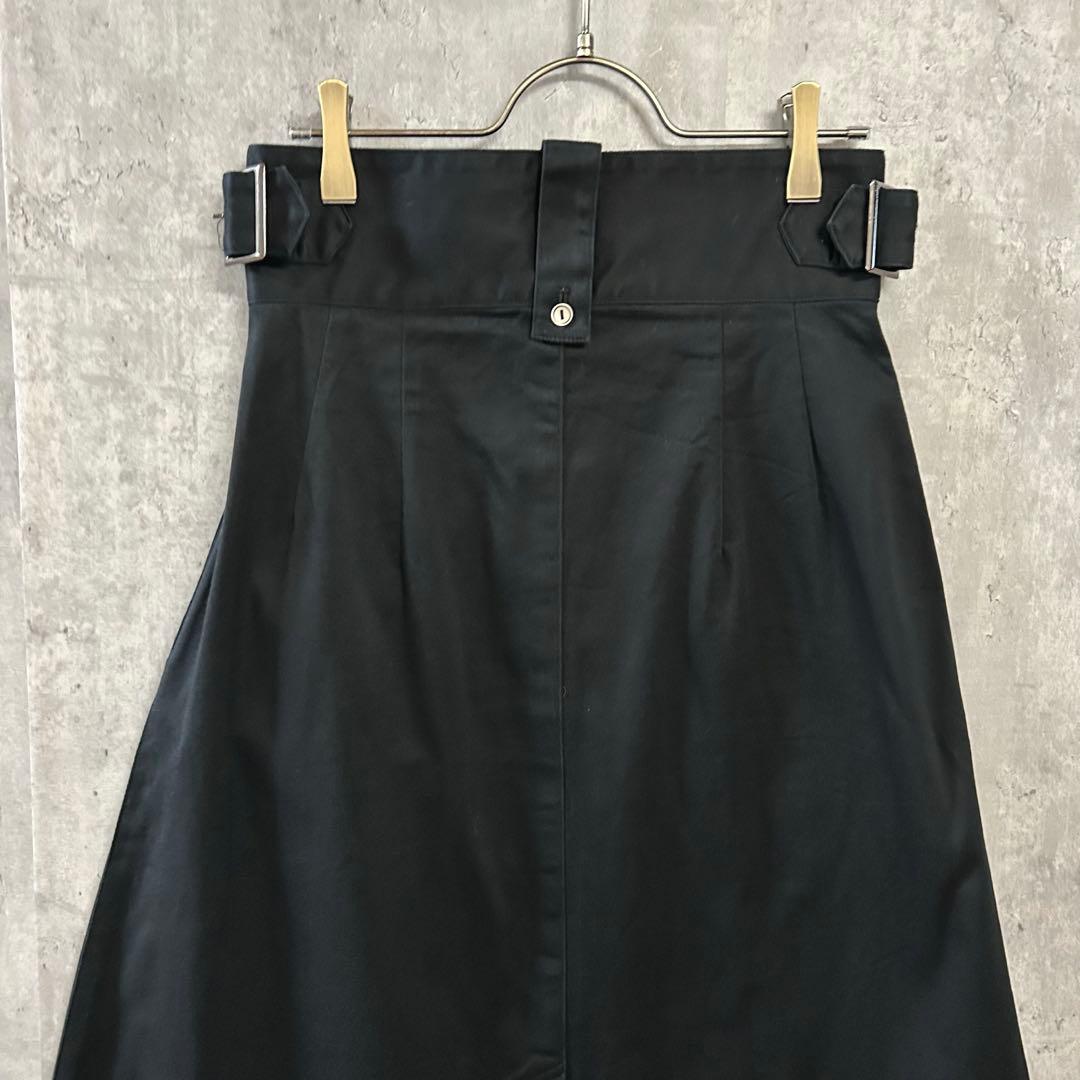 foufou themuseum美シルエットブラックスカートスタイルアップ S