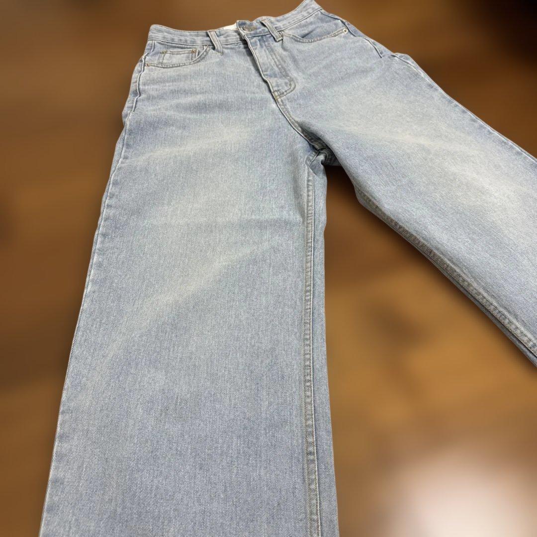 na.e ワイドルーズジーンズ　Wide Loose Jeans M 通常丈