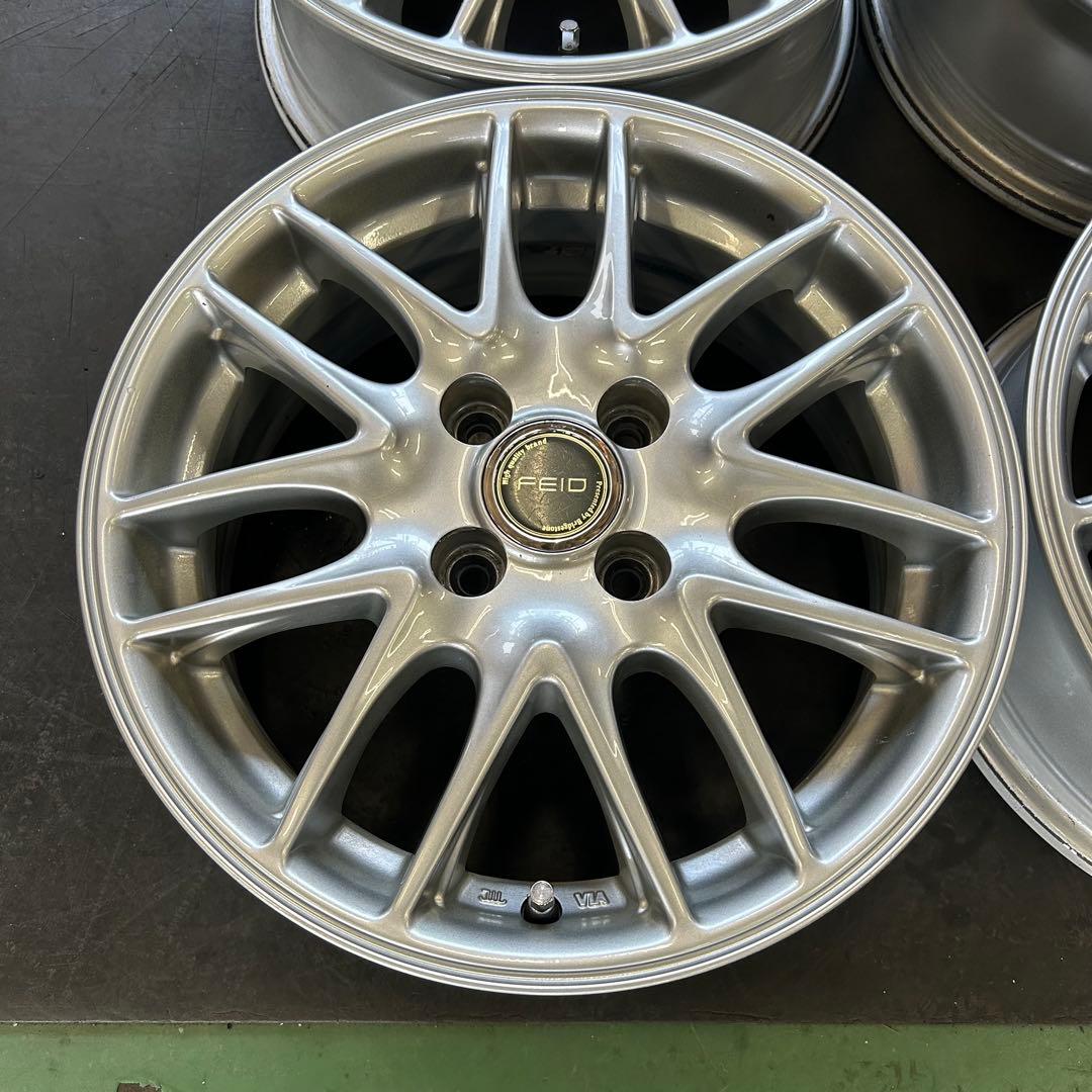 中古アルミ4穴車　15x6.0 フィット、アクア、ヤリス、カローラ、スイフトなど