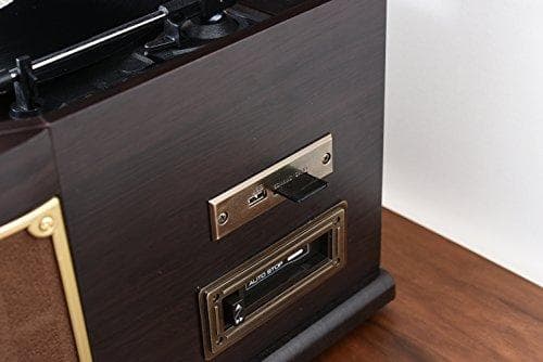 山善(YAMAZEN) キュリオム マルチレコードプレーヤー リモコン付き (A