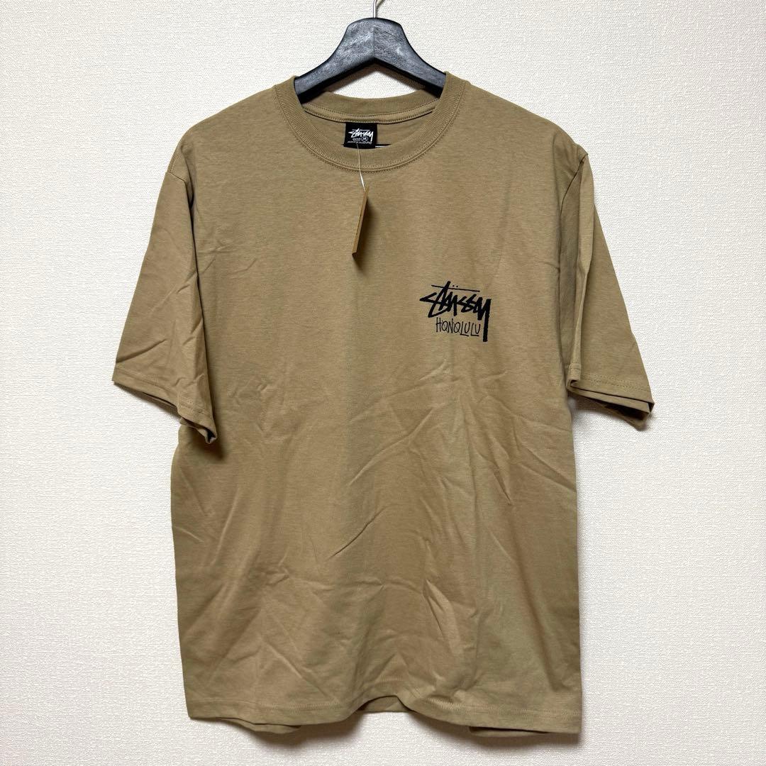 【新色】Stüssy ステューシー Tシャツ カーキ ハワイ ホノルル M 限定
