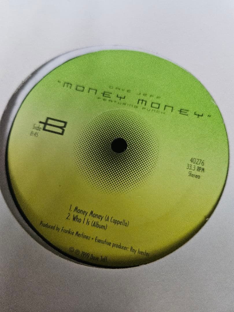 Dave Jeff - Money Money 12インチレコード