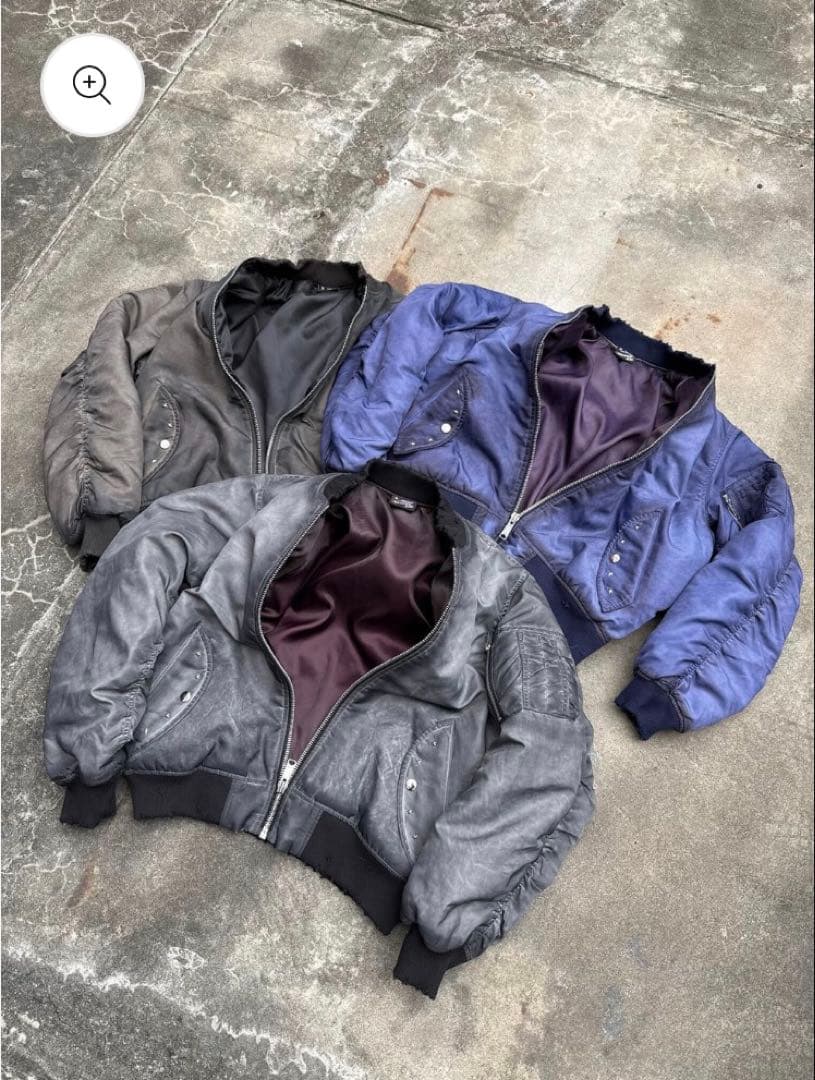 ジャケット・アウター BELVET Faded MA-1 Bomber Jacket/black