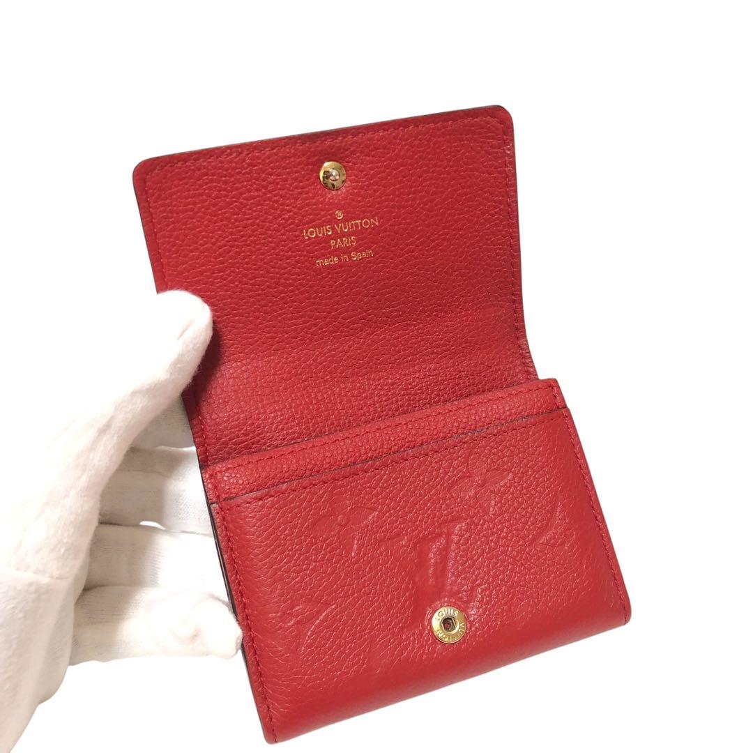 【美品】LOUISVUITTON ヴィトンアンヴェロップ　アンプラント　名刺入れ