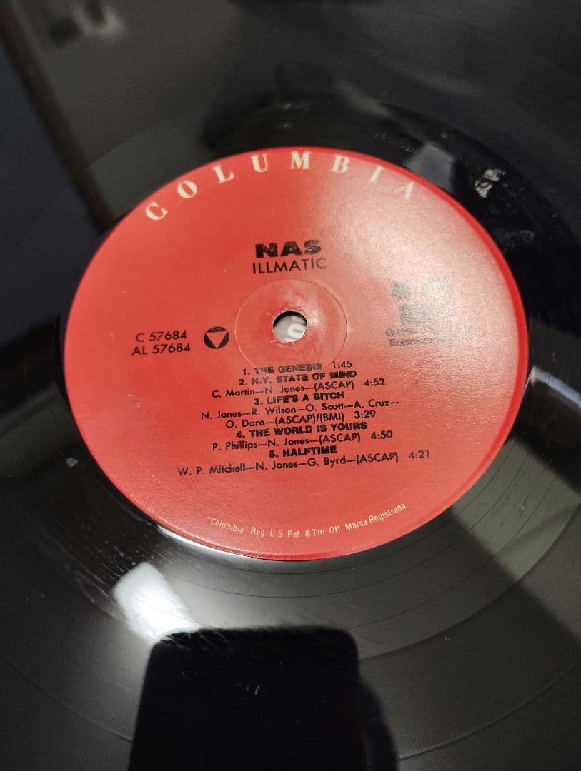 NAS illmatic オリジナル盤　刻印有