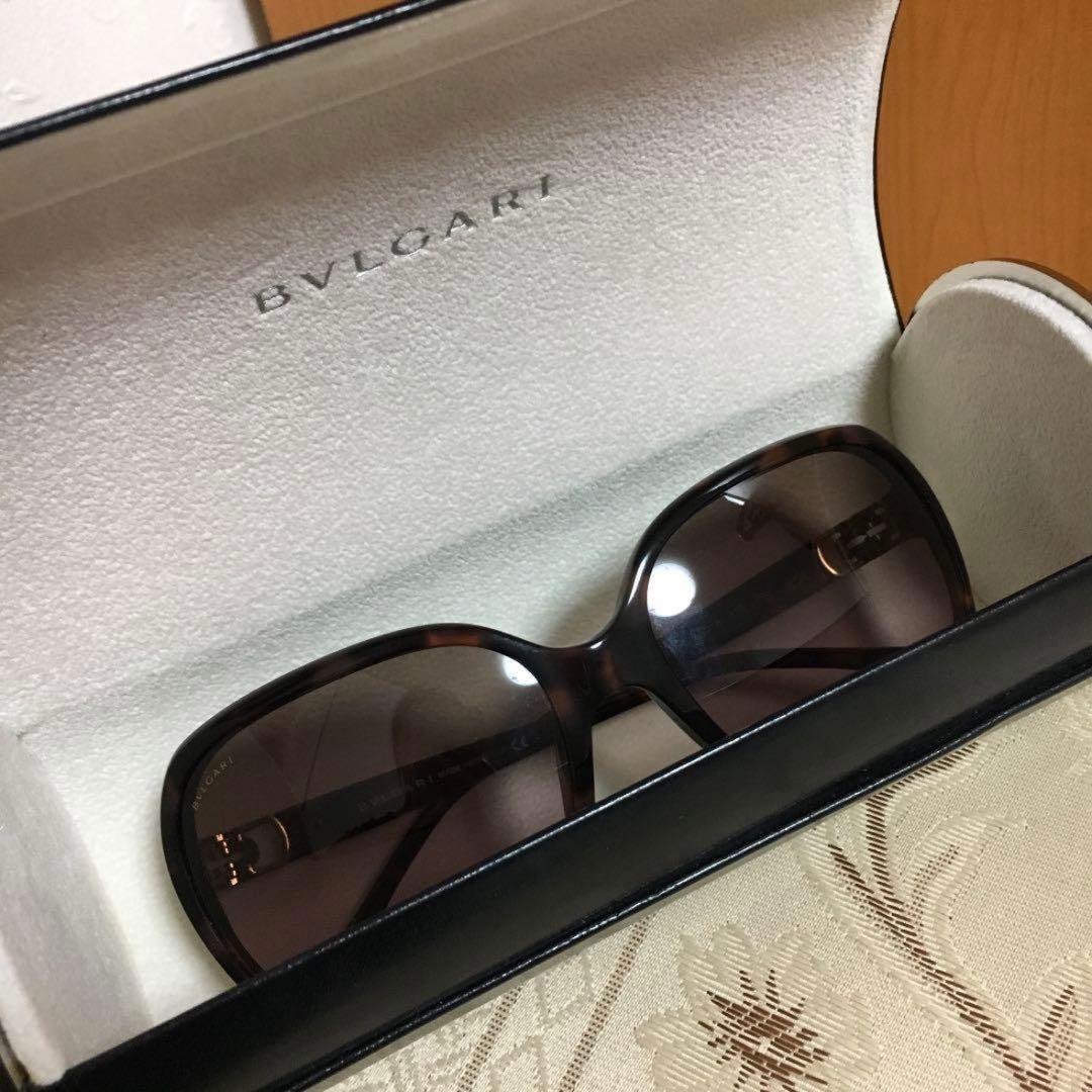 BVLGARI ブラウン サングラス ケース付き