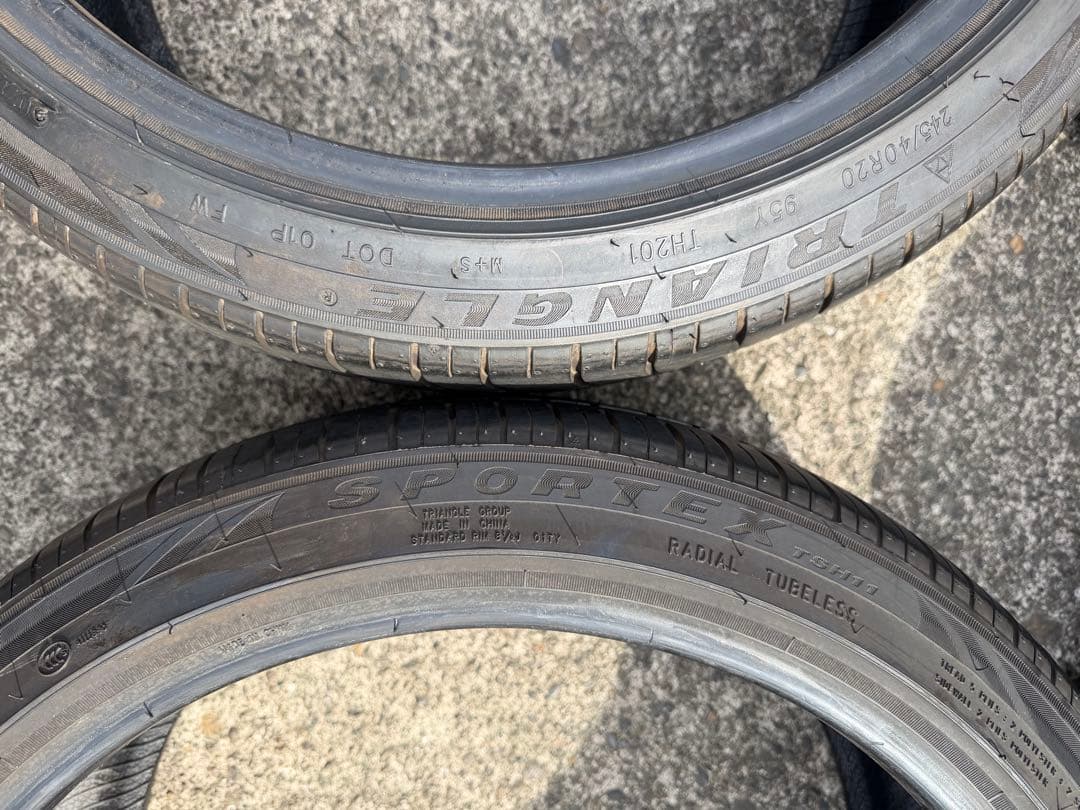 245/40r20タイヤ4本！！