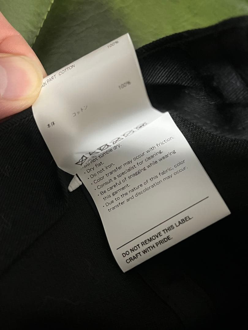 ★正規/美品★wtaps 23ss キャップ 黒 フリーサイズ ダブルタップス