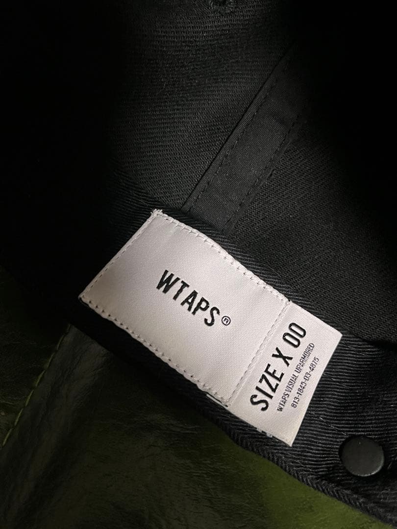 ★正規/美品★wtaps 23ss キャップ 黒 フリーサイズ ダブルタップス