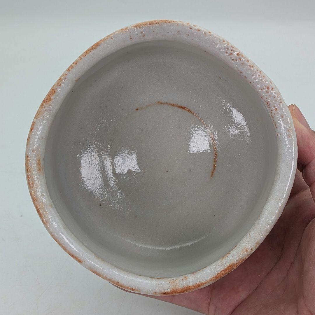 佐藤嘉祐 志野茶盌 共箱共布 美濃焼 志野焼 抹茶碗 抹茶茶碗 茶道具 茶器