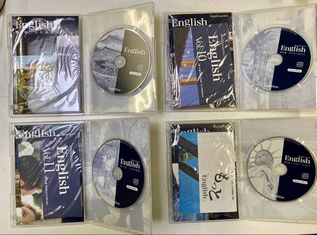 スピードラーニング English 英会話 CD 全48巻セット　CDプレーヤー