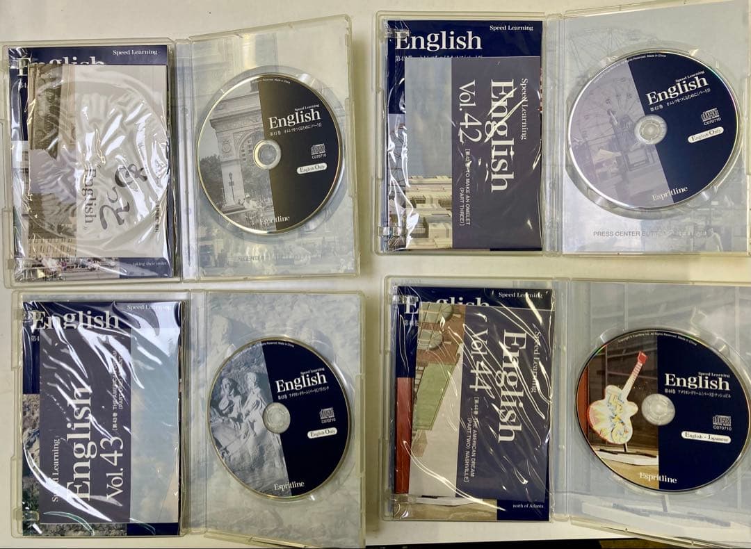 スピードラーニング English 英会話 CD 全48巻セット　CDプレーヤー