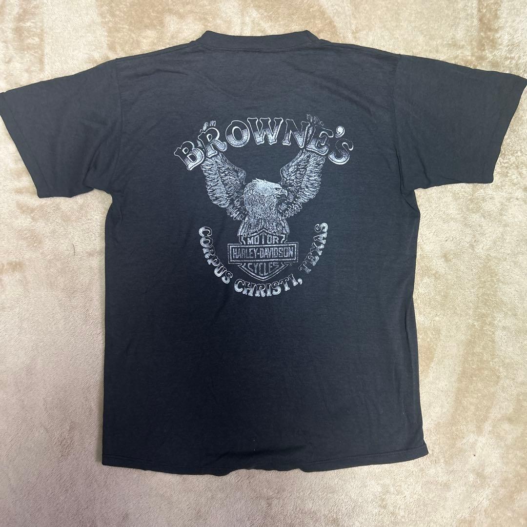 80s Harley-Davidson JERZEES Tシャツ UAA製