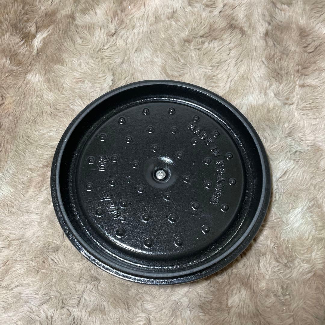 STAUB ピコ ココット ラウンド グレー 20cm 40509-304