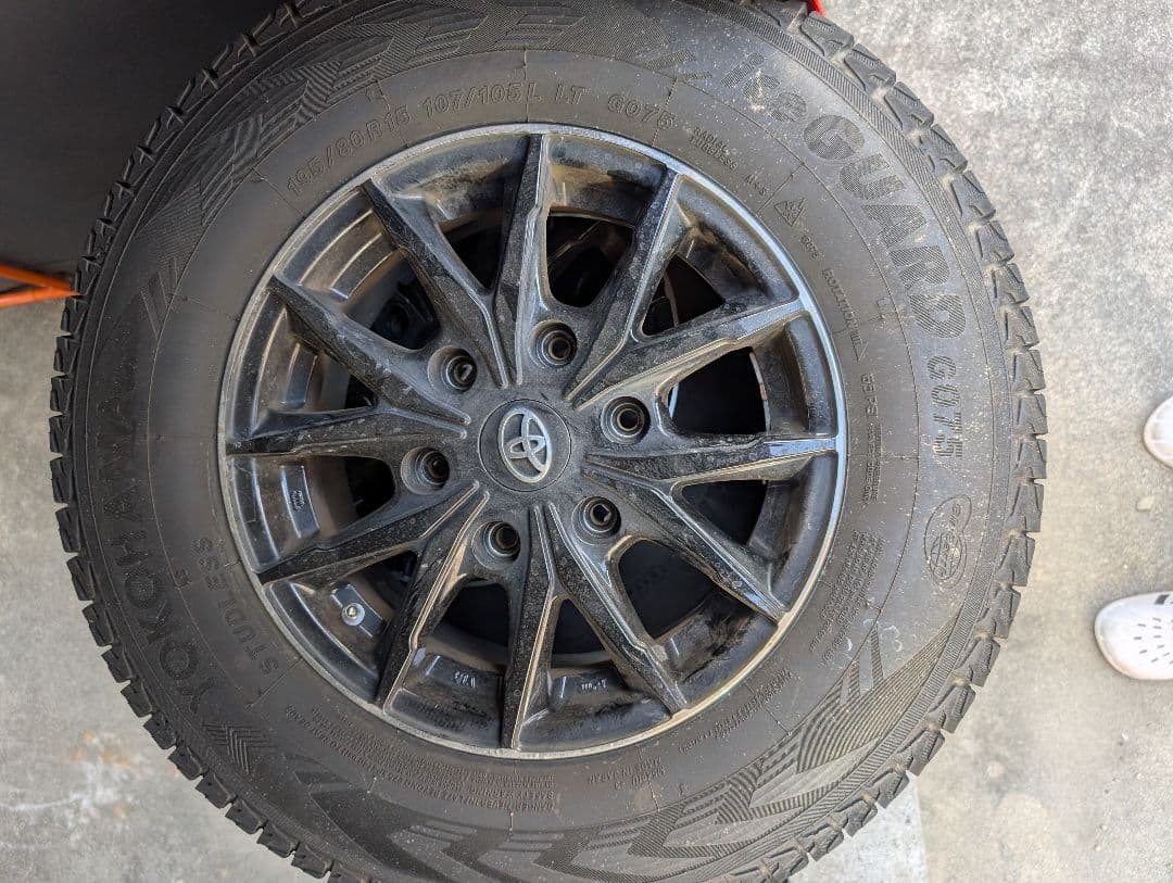 ヨコハマアイスガード スタッドレス G075 195/80R15