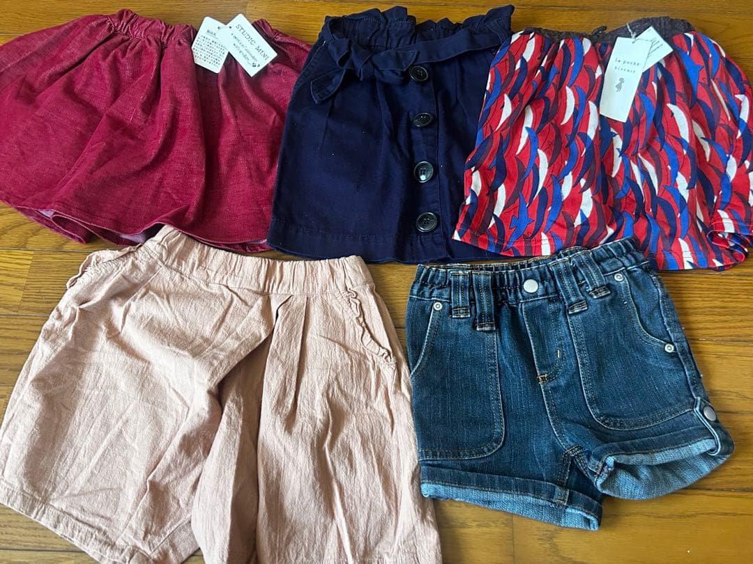 100cm 新品含む　記名なし　まとめ売り　女の子　ブランド多数　春夏秋冬
