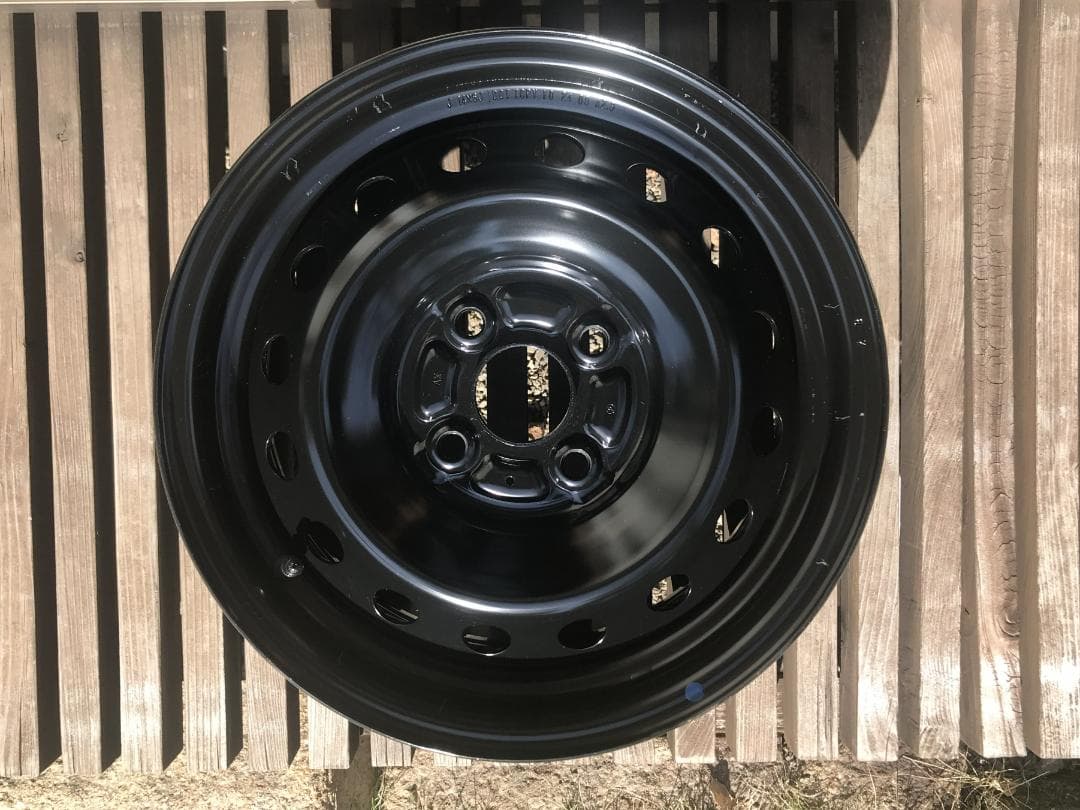 16日迄【新車外し】トヨタ純正14インチ鉄ホイール4穴 PCD100 4本セット